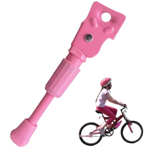 SHITOOMFE Kickstand für Kids Bike Bike Bike Kickstand niedliche Kinderrad Bike Kickstand für 16 'Wheel Children's Bicycle Kickstand Support Heck Mount Bike Kick Stand für Mädchen Fahrradzubehör von SHITOOMFE