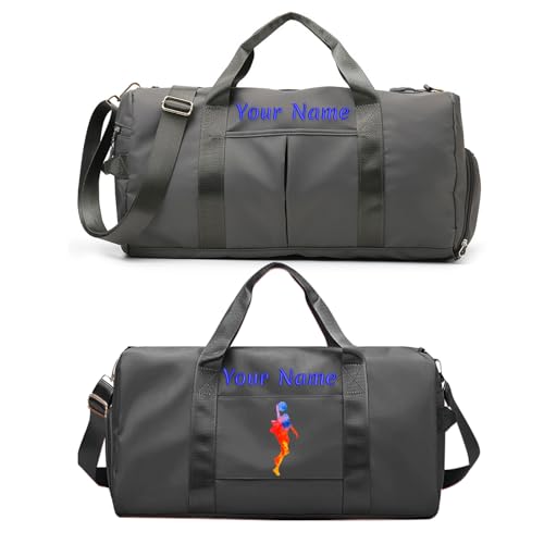 Personalisierte Gepäcktasche mit Foto-Namenstext, individuelle Reisetasche mit Nass- und Trockentaschen und Schuhfach, individuelle Tanz-Sporttasche Personalisierte Gepäcktasche mit Foto-Namenstext, individuelle Reisetasche mit Nass- und Trockentaschen und Schuhfach, individuelle Tanz-Sporttasche von SHKINETARRY