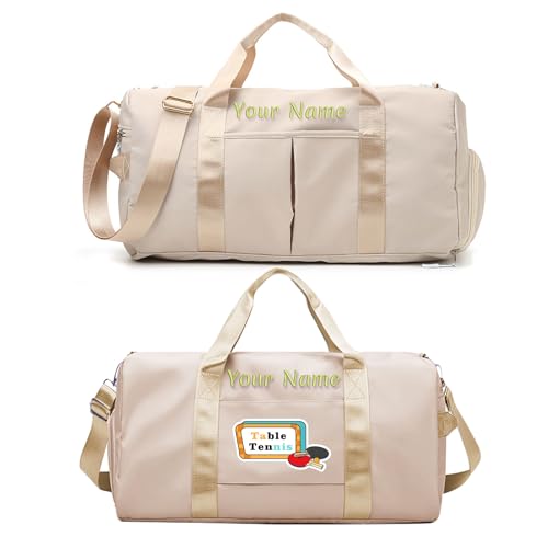 Personalisierte Gepäcktasche mit Foto-Namenstext, individuelle Reisetasche mit Nass- und Trockentaschen und Schuhfach, individuelle Tanz-Sporttasche Personalisierte Gepäcktasche mit Foto-Namenstext, individuelle Reisetasche mit Nass- und Trockentaschen und Schuhfach, individuelle Tanz-Sporttasche von SHKINETARRY