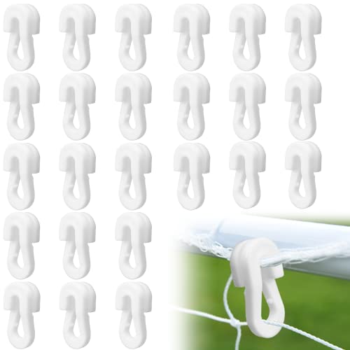 24 Stück Fußballnetzclips Fußballtornetzclips Weißer Fußballnetzclip, für Outdoor-Sportarten, Fußball, mit Aufbewahrungstasche 24 Stück Fußballnetzclips Fußballtornetzclips Weißer Fußballnetzclip, für Outdoor-Sportarten, Fußball, mit Aufbewahrungstasche von SHUIYUE