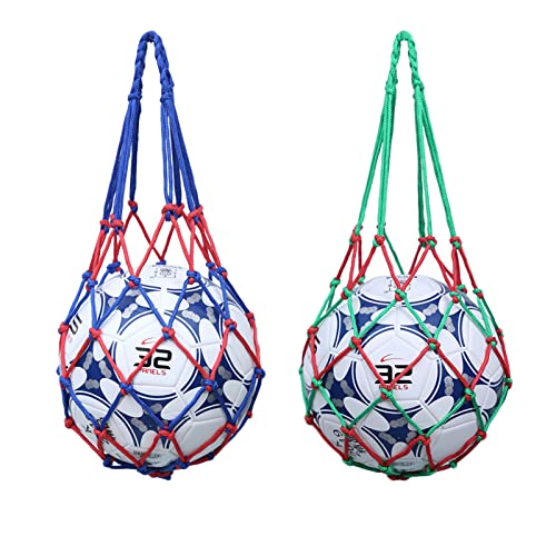 SHULLIN 2 Stück Tragbare Fußball Netztasche Basketball Netz Tasche Balltaschen netze Ballnetz 1 Ball Single Ball Träger Fußballnetztasche Volleyballnetztasche Ballnetz Net Tasche für 1 Ball SHULLIN 2 Stück Tragbare Fußball Netztasche Basketball Netz Tasche Balltaschen netze Ballnetz 1 Ball Single Ball Träger Fußballnetztasche Volleyballnetztasche Ballnetz Net Tasche für 1 Ball von SHULLIN