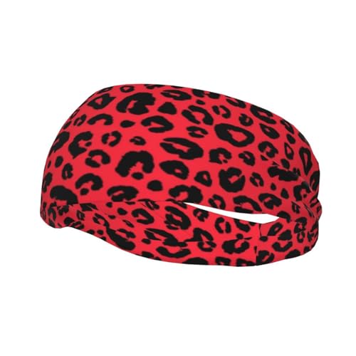 Leopard Löwe Tiger Tierdruck, Sport-Schweißband für Unisex, Multi-Stirnbänder, Schweiß-Workout-Stirnbänder, dehnbares Haarband von SHUOHONG