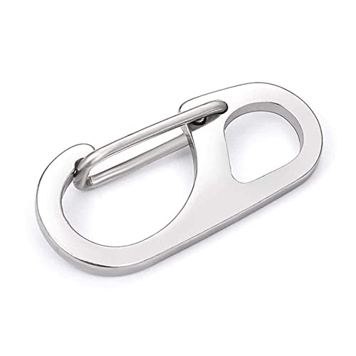 10 stücke Mini Frühling Karabiner Snap Haken Karabiner Clip Keychain Outdoor Camping Keychain Wandern D Klettern Werkzeuge Schnalle von SHYKNYU