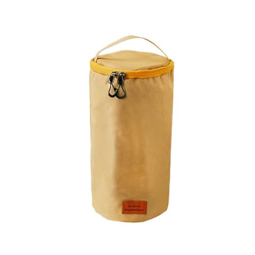 SHYKNYU Propan-Tankabdeckung, tragbare Gastank-Tragetasche, mit Schultergurt, kleine Tasche, für 0,5 kg Multifunktionszylinder-Propan, khaki, XL von SHYKNYU