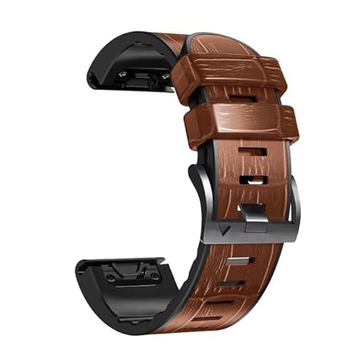 SHZZHS 22 26MM Armband Für Fenix ​​7X 7 6X 6 Pro 5X 5 Plus Forerunner 945 935 MK2 Leder + silikon Strap Quick Release Armband von SHZZHS