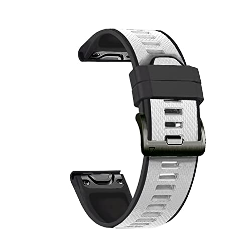 SHZZHS 26 22 mm Quick Fit Armband für Fenix ​​6X 6 Pro 5X 5 Plus 3 HR Enduro 935 Silikon Easyfit Handgelenk Band Smart Watch Armband von SHZZHS