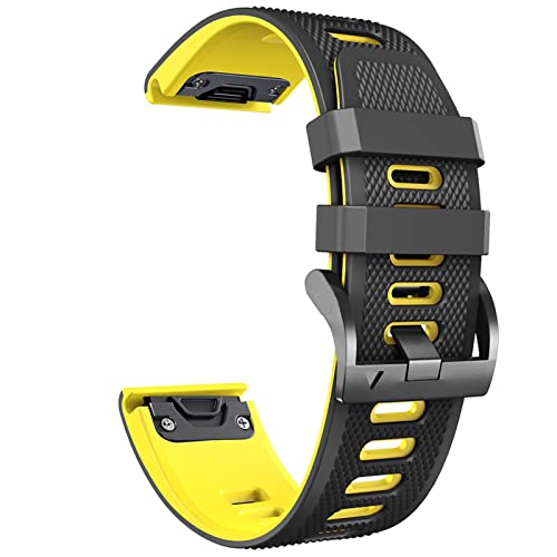 SHZZHS Armband für Fenix ​​7 7X 6 7X 3HR 935 Enduro Silikonband Fenix6 Fenix5 Uhr Easyfit Handschlaufe 22/26mm Correa von SHZZHS