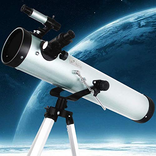 SHZZHS Astronomy Telescope for Adults, Calibre 125mm, Focal Length 700mm, Telescopes for Astronomy Beginners and Experienced, Reflection Telescope with Adjustable Tripod von SHZZHS