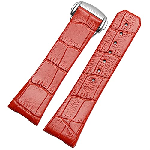 SHZZHS Echtes Leder Uhrenarmband für Omega Constellation Double Eagle Serie Herren Damen 17mm 23mm Armband von SHZZHS