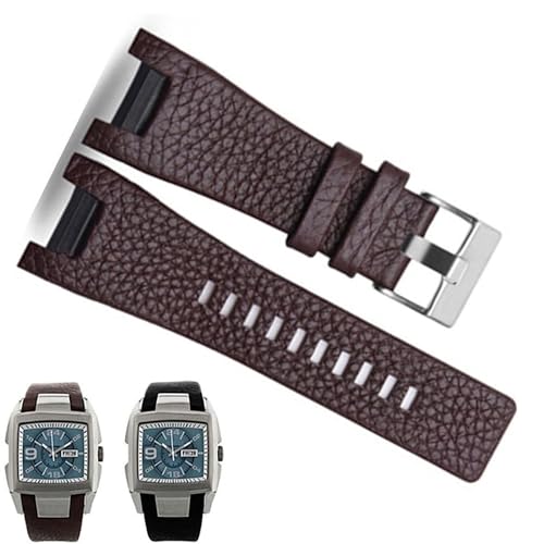SHZZHS Echtes Lederarmband für Diesel DZ4246 DZ1273b. Spezielles Herrenarmband mit Edelstahlschließe, 32 x 17 mm SHZZHS Echtes Lederarmband für Diesel DZ4246 DZ1273b. Spezielles Herrenarmband mit Edelstahlschließe, 32 x 17 mm von SHZZHS