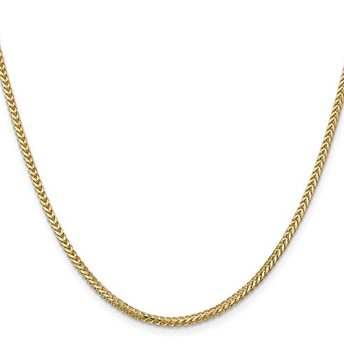 SHZZHS Franco-Kette, 14 Karat Gelb, 2,0 mm, 40,6 cm bis 76,2 cm von SHZZHS