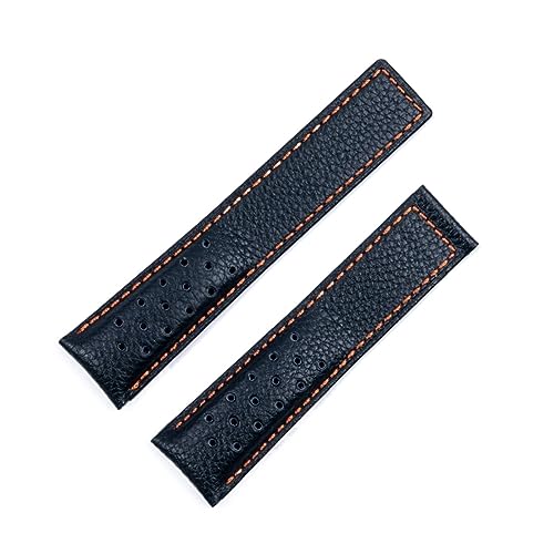 SHZZHS Für Tag Für HEUER Strap Monaco Carrera Armband Matt Kalbsleder Qualität Leder Armband Armband 22mm Uhr Band von SHZZHS