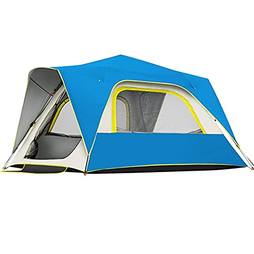 3/4-Personen-Zelt für Camping, wasserdicht, Familienzelt, einfacher Aufbau mit großem Netz für Belüftung, Raumkabinenzelt, Pop-up-Sofortzelt für Picknick, Strand, Wandern und Reisen (Farbe: Grün, von SIBEG