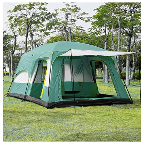 8-Mann-Zelt, 5 bis 8 Personen, geräumiges und wasserdichtes Schnellzelt, stabiles und praktisches Glamping-Zelt für Camping, Wandern, Bergsteigen von SIBEG