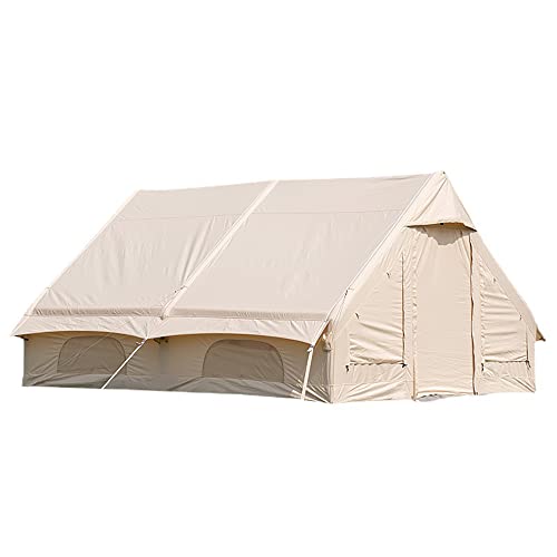 Aufblasbares Glamping-Zelt aus Segeltuch, Glockenzelt, 2–8 Personen, großes Zelt, einfacher Aufbau, wasserdicht, atmungsaktiv, für den Außenbereich, Oxford-Segeltuchzelte, 4 Jahreszeiten für Familien, von SIBEG