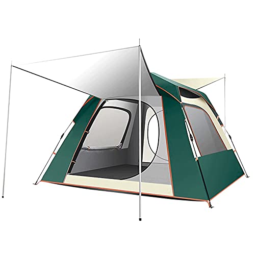 Automatisches Pop-up-Zelt für 3–8 Personen, leichtes doppelschichtiges Familienzelt mit Tragetasche für Outdoor-Camping, Wandern, Klettern, Angeln, Überleben, Festivals, Garten von SIBEG
