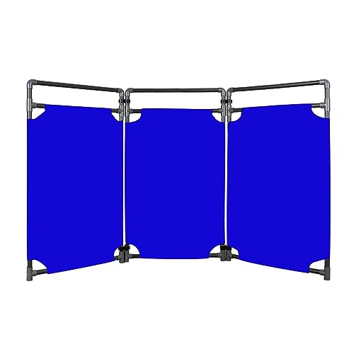 Einziehbare Verkehrssperre?Paneele Sicherheitsbarrikade, Faltbarer Trennwand-Einfahrtszaun, Wartung von Garagenaufzügen, tragbarer Barrikade-Verkehrszaun, 99 cm hoch (Farbe: Blau, Größe: 2 Stück). von SIBEG