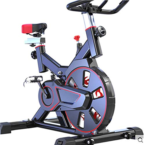 Indoor-Cycling-Fahrrad, Heim-Fitnessgerät, leises Fahrrad mit Riemenantrieb, verstellbarem Lenker und Sitz und Herzfrequenzsensoren, einstellbarem Magnetwiderstand von SIBEG