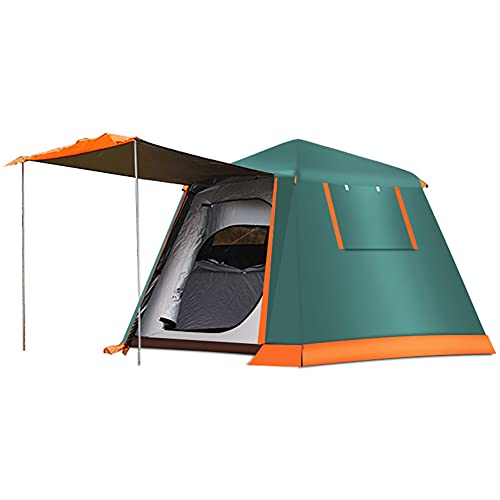 Pop-Up-Camping-Tipi-Zelt für 3–4 Personen, hydraulisches Sofortzelt, einfacher Aufbau, Zwei Türen, Wanderzelt für Outdoor-Bergsteigerreisen, Festivaltreffen und Picknick von SIBEG