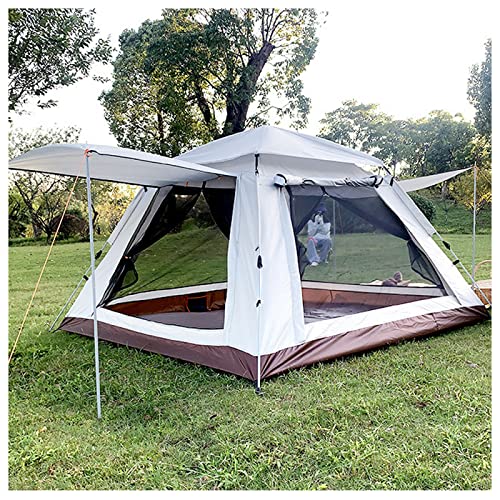 Pop-up-Zelte für Erwachsene, 4 Personen, DREI Sekunden zum Öffnen, wasserdichte Pop-up-Zelte, Camping, fest und stabil, große Zelte für Camping, für Familiencamping, Wanderparty von SIBEG