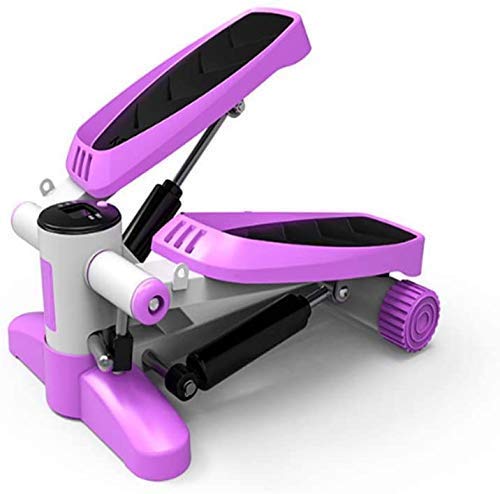 Steppmaschine, Haushalts-Mini-Hydraulik-Fitnessgerät, Multifunktions-Stepper für Anfänger (lila) von SIBEG