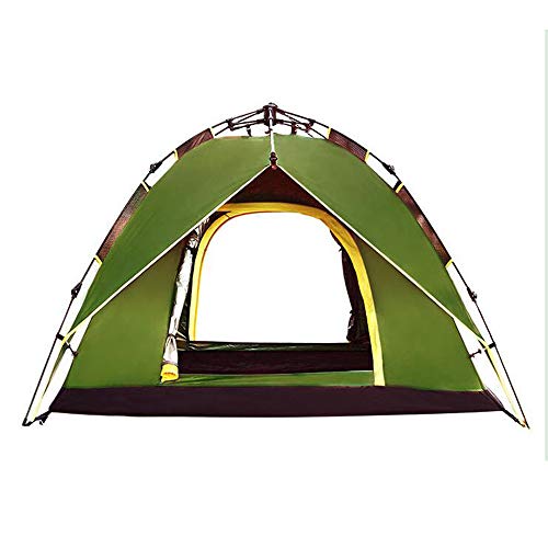 Zelt Instant 2 Sekunden offenes Zelt 2-Personen-Campingzelt, automatisch, doppelschichtig, wasserdicht, Rucksackreisen für Wandern, Reisen (grün) von SIBEG