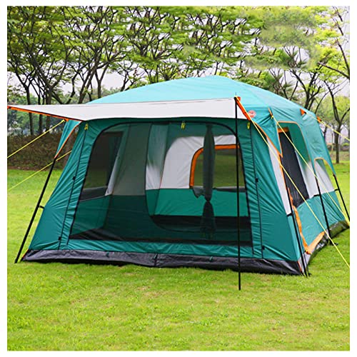 Zelte für 5 bis 8 Personen, geräumig, Zelte mit Zwei Schlafzimmern und einem Wohnzimmer, wasserdicht, stabil, robuste Campinghütte zum Wandern und Rucksackreisen von SIBEG