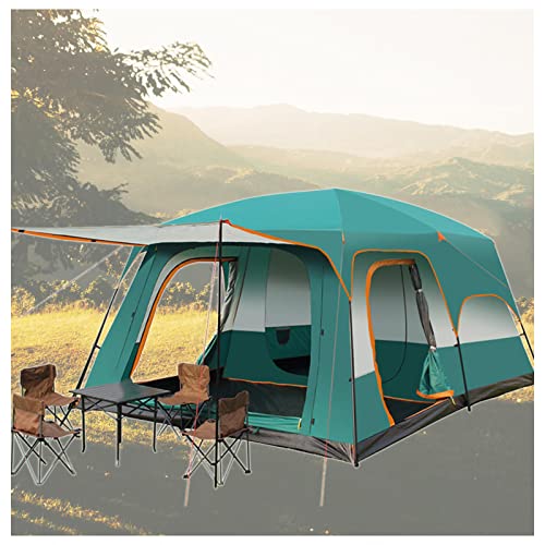 Zelte für 5 bis 8 Personen, geräumiges und wasserdichtes Zelt mit Veranda, praktisches, Robustes Zelt mit Veranda, ideal für Camping im Garten von SIBEG