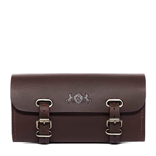 SID & VAIN Fahrradtasche echt Leder - Fahrrad-Rolle STEW-2 - Satteltasche - Ledertasche Herren und Damen braun handgefertigt SID & VAIN Fahrradtasche echt Leder - Fahrrad-Rolle STEW-2 - Satteltasche - Ledertasche Herren und Damen braun handgefertigt von SID & VAIN