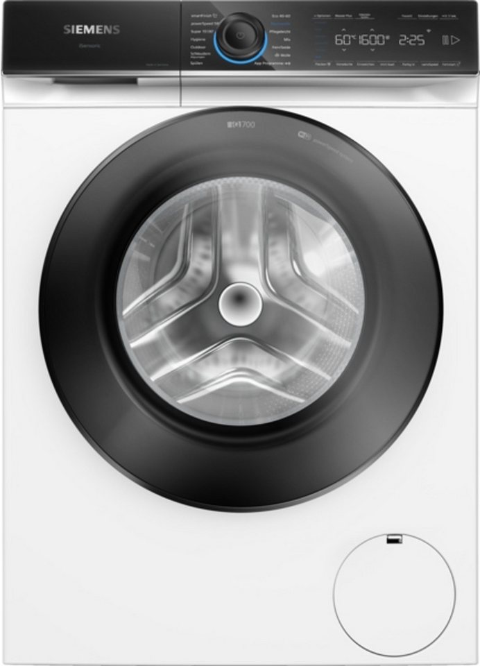 SIEMENS Waschmaschine WG46B2070, 9 kg, 1600 U/min, Home Connect App, bis 1600 U/min. von SIEMENS