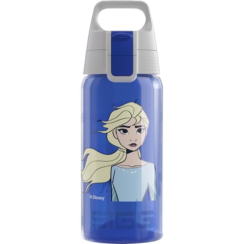 SIGG VIVA ONE Elsa II Kinder Trinkflasche (0.5 L), schadstofffreie Kinderflasche mit auslaufsicherem Deckel, einhändig bedienbare Wasserflasche SIGG VIVA ONE Elsa II Kinder Trinkflasche (0.5 L), schadstofffreie Kinderflasche mit auslaufsicherem Deckel, einhändig bedienbare Wasserflasche von SIGG