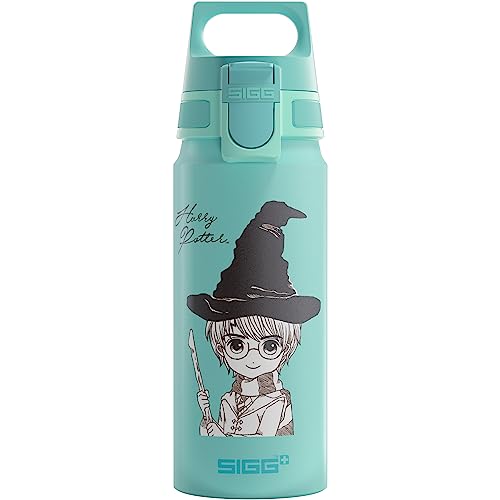 SIGG - Alu Trinkflasche Kinder - WMB ONE Harry Potter - Kohlensäuregeeignet - Auslaufsicher - Federleicht - BPA-frei - ClimatePartner Zertifiziert - Sport & Schule - Türkis - 0,6L SIGG - Alu Trinkflasche Kinder - WMB ONE Harry Potter - Kohlensäuregeeignet - Auslaufsicher - Federleicht - BPA-frei - ClimatePartner Zertifiziert - Sport & Schule - Türkis - 0,6L von SIGG