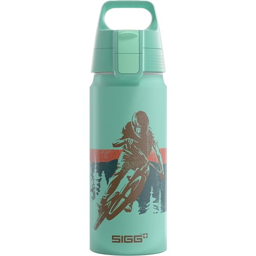 SIGG - Alu Trinkflasche Kinder - WMB ONE Race - Für Kohlensäurehaltige Getränke Geeignet - Auslaufsicher - Federleicht - BPA-frei - ClimatePartner Zertifiziert - Sport & Schule - Hellblau - 0,6L SIGG - Alu Trinkflasche Kinder - WMB ONE Race - Für Kohlensäurehaltige Getränke Geeignet - Auslaufsicher - Federleicht - BPA-frei - ClimatePartner Zertifiziert - Sport & Schule - Hellblau - 0,6L von SIGG