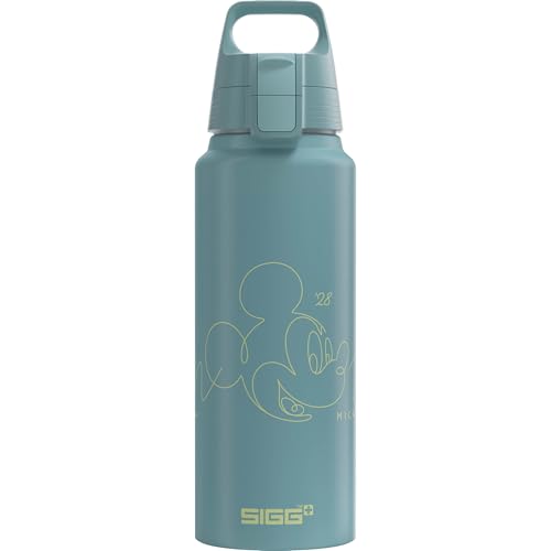 SIGG - Alu Trinkflasche - WMB Pathfinder Mickey Mouse Lines - ClimatePartner Zertifiziert - Für Kohlensäurehaltige Getränke Geeignet - Auslaufsicher - Federleicht - BPA-frei - Weiss Mit Aufdruck - 1L SIGG - Alu Trinkflasche - WMB Pathfinder Mickey Mouse Lines - ClimatePartner Zertifiziert - Für Kohlensäurehaltige Getränke Geeignet - Auslaufsicher - Federleicht - BPA-frei - Weiss Mit Aufdruck - 1L von SIGG