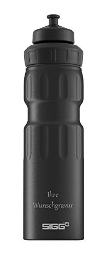 SIGG Alutrinkflasche 'WMB Sport Touch' - 0,75 L, schwarz, mit Namensgravur SIGG Alutrinkflasche 'WMB Sport Touch' - 0,75 L, schwarz, mit Namensgravur von SIGG