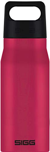 SIGG Explorer Deep Magenta Trinkflasche (0.75 L), schadstofffreie & auslaufsichere, robuste & geruchsneutrale Trinkflasche aus Edelstahl von SIGG