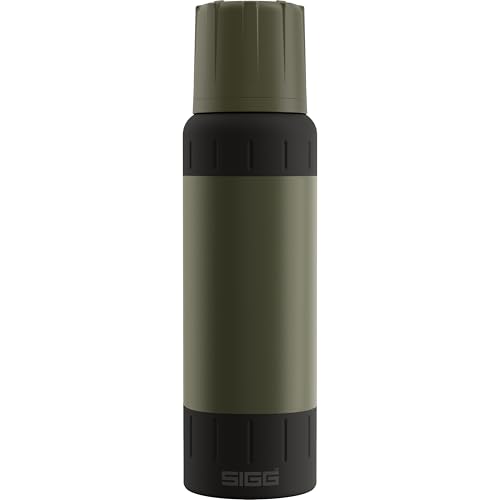 SIGG - Isolierte Trinkflasche - Thermoflasche Apline Star - 27h Heiss & 100h Kalt- Camping & Outdoor- Mit Tasse - Auslaufsicher - BPA-frei - 18-8-Edelstahl - Grün - 1L SIGG - Isolierte Trinkflasche - Thermoflasche Apline Star - 27h Heiss & 100h Kalt- Camping & Outdoor- Mit Tasse - Auslaufsicher - BPA-frei - 18-8-Edelstahl - Grün - 1L von SIGG