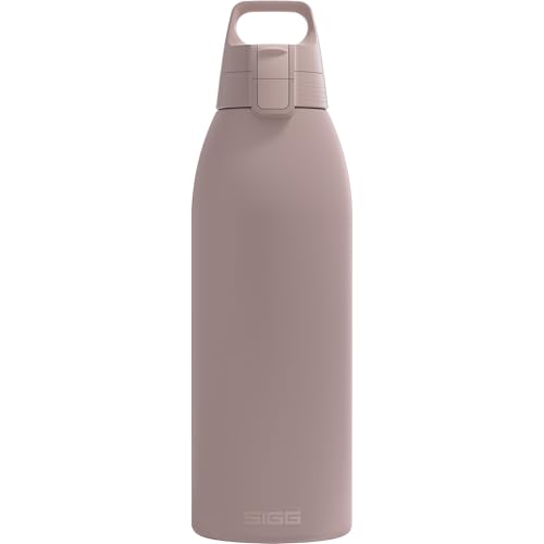 SIGG - Isolierte Trinkflasche - Thermosflasche Shield Therm One Dusk - kohlensäurehaltige Getränke - Auslaufsicher - Spülmaschinenfest - BPA-frei - 90% recycelter Edelstahl - Dusk - 1.5 L von SIGG