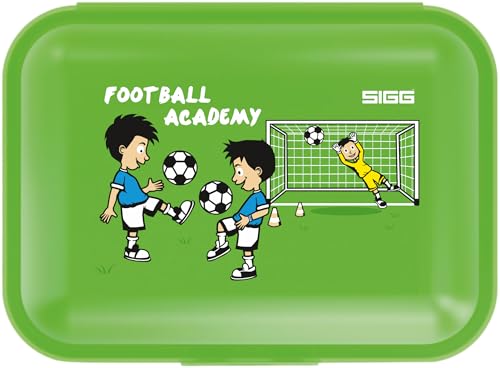 SIGG - Kinder Brotdose 1L - Viva Lunchbox Football School - Federleicht - Spülmaschinenfest Mikrowellengeeignet - BPA-frei - Ideal Für Die Schule - Grün - 1L SIGG - Kinder Brotdose 1L - Viva Lunchbox Football School - Federleicht - Spülmaschinenfest Mikrowellengeeignet - BPA-frei - Ideal Für Die Schule - Grün - 1L von SIGG