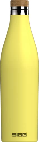 SIGG - Isolierte Trinkflasche - Meridian - Auslaufsicher - Extra schlank - BPA-frei - Plastikfrei - Doppelwandiger 18/8-Edelstahl - Bambus-Schraubverschluss - 0,5L / 0,7L von SIGG