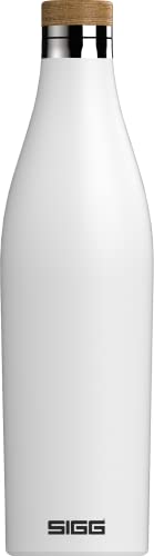 SIGG - Isolierte Trinkflasche - Meridian - Auslaufsicher - Extra schlank - BPA-frei - Plastikfrei - Doppelwandiger 18/8-Edelstahl - Bambus-Schraubverschluss - 0,5L / 0,7L von SIGG