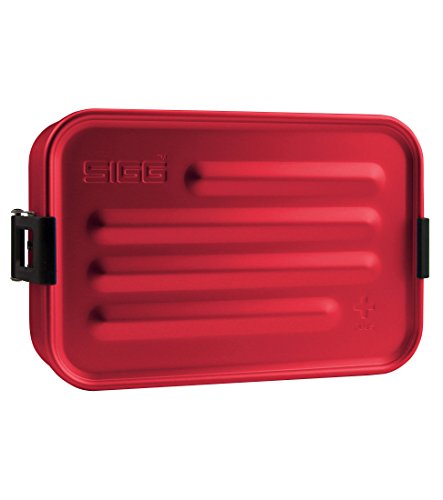 SIGG Vesperbox Metal Box Plus S Red, Lunch Box Aluminium mit Unterteilung, Rot - 0.9 Liter, Rot, S, 8539.10 SIGG Vesperbox Metal Box Plus S Red, Lunch Box Aluminium mit Unterteilung, Rot - 0.9 Liter, Rot, S, 8539.10 von SIGG