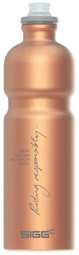 SIGG Move MyPlanet™ Copper Fahrradflasche (0.75 L), klimaneutrale und auslaufsichere Fahrrad Trinkflasche, federleichte Fahrrad Sportflasche aus Aluminium, Made in Switzerland von SIGG