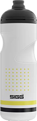 SIGG - Fahrrad Trinkflasche - Pulsar - Quetschbar - Spülmaschinenfest - Federleicht - Auslaufsicher - BPA-frei - 0,75L, White von SIGG