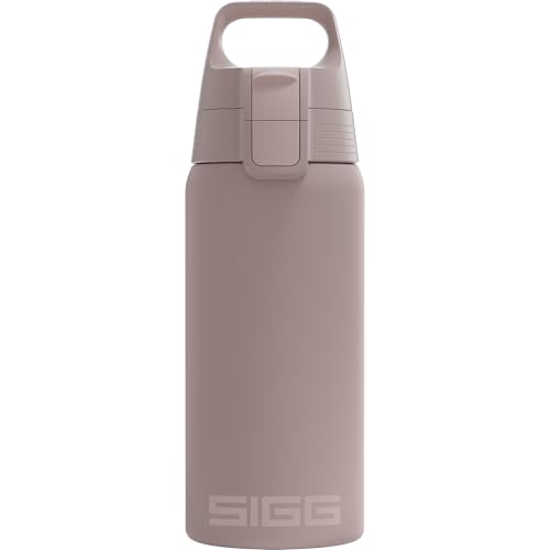 SIGG - Isolierte Trinkflasche - Thermosflasche Shield Therm One Dusk - kohlensäurehaltige Getränke - Auslaufsicher - Spülmaschinenfest - BPA-frei - 90% recycelter Edelstahl - warmes Grau - 0,5L SIGG - Isolierte Trinkflasche - Thermosflasche Shield Therm One Dusk - kohlensäurehaltige Getränke - Auslaufsicher - Spülmaschinenfest - BPA-frei - 90% recycelter Edelstahl - warmes Grau - 0,5L von SIGG