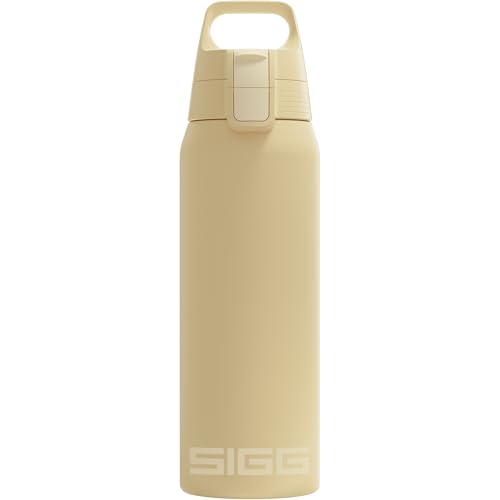 SIGG - Isolierte Trinkflasche - Thermosflasche Shield Therm One Opti Yellow kohlensäurehaltige Getränke - Auslaufsicher - Spülmaschinenfest - BPA-frei - 90% recycelter Edelstahl - Hellgelb - 0,75L SIGG - Isolierte Trinkflasche - Thermosflasche Shield Therm One Opti Yellow kohlensäurehaltige Getränke - Auslaufsicher - Spülmaschinenfest - BPA-frei - 90% recycelter Edelstahl - Hellgelb - 0,75L von SIGG