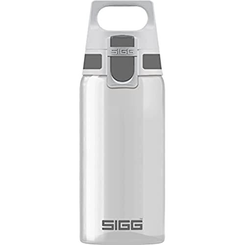 SIGG Total Clear ONE Anthracite Trinkflasche (0.5 L), schadstofffreie und auslaufsichere , leichte aus Tritan, Anthrazit von SIGG