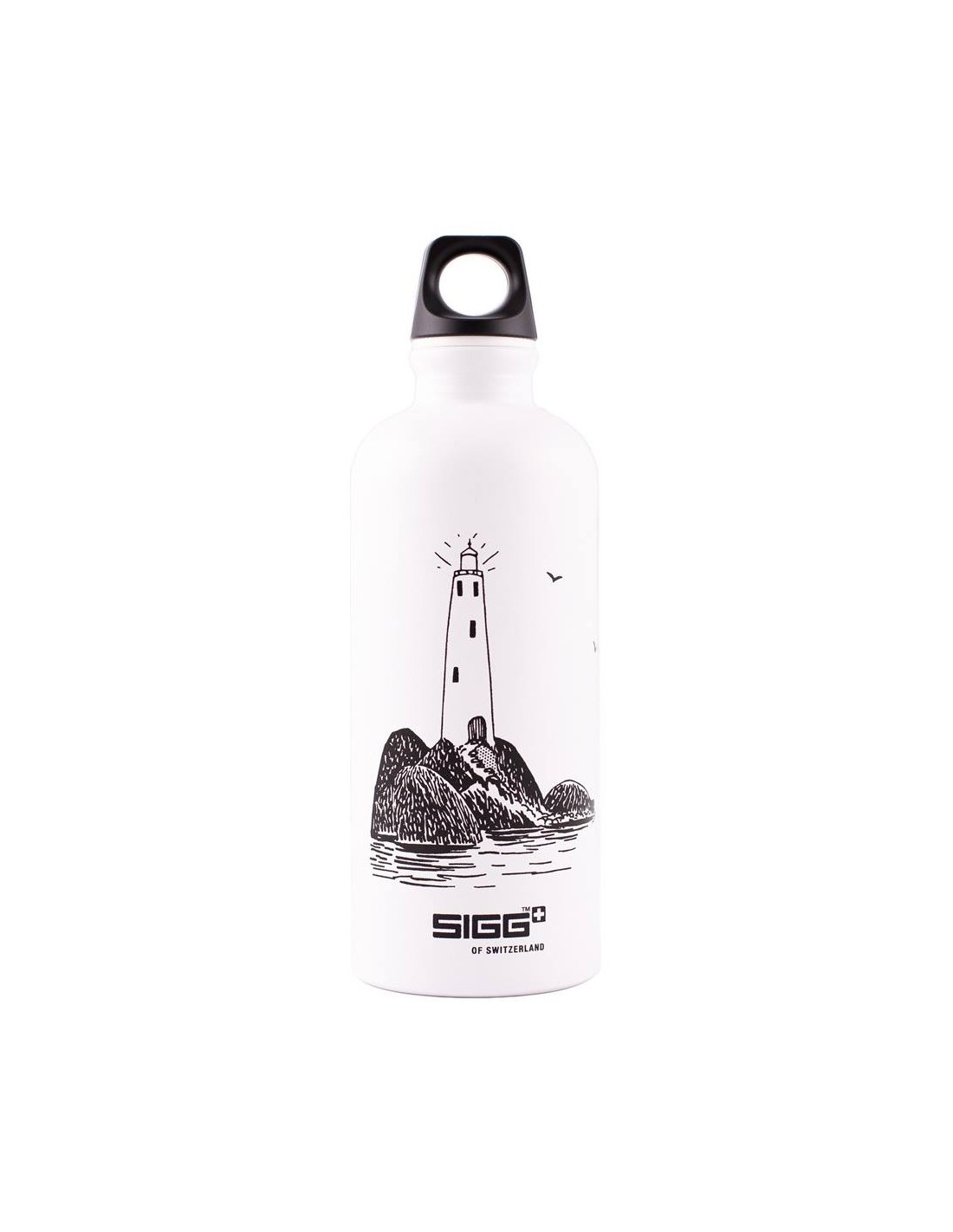 SIGG Trinkflasche X Moomin Lighthouse, 0,6 Liter Trinkflaschenvolumen - 0,6 Liter, Trinkflaschenfarbe - White, von SIGG