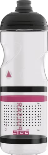 SIGG - Fahrrad Trinkflasche - Pulsar - Quetschbar - Spülmaschinenfest - Federleicht - Auslaufsicher - BPA-frei - 0,75L, Transparent Pink von SIGG