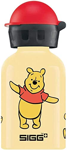 SIGG - Alu Trinkflasche Kinder - KBT Winnie balloon - Auslaufsicher - Federleicht - BPA-frei - Klimaneutral Zertifiziert - Gelb - 0,3L von SIGG
